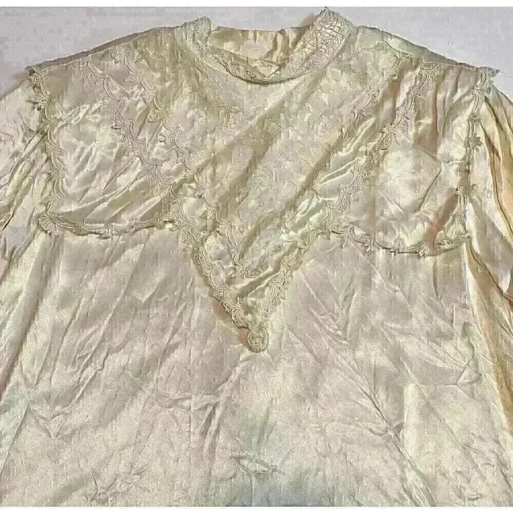 Vintage Jessica's Gunnies Gunne Sax Blouse Satin … - image 7